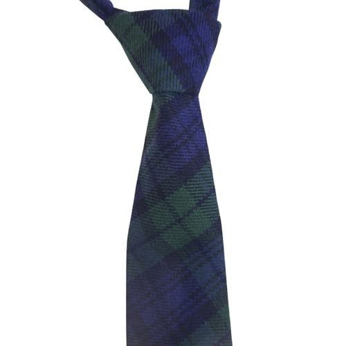 Scottish Tartan Tie – Traditional Plaid, 57″ Length, 3″ Width – Black Watch