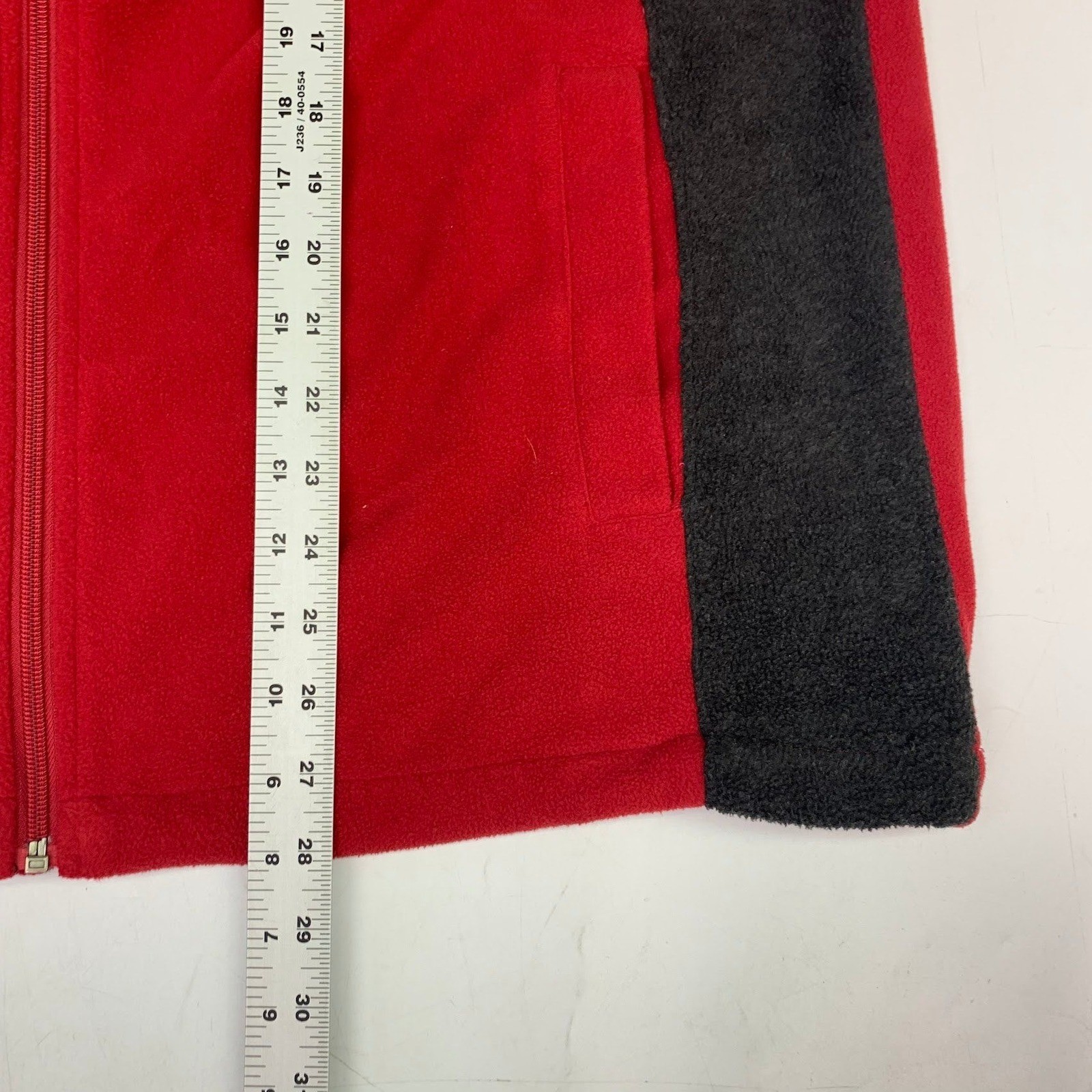 NFL San Francisco 49ers Mens Full Zip Fleece Jacket Red Grey XL