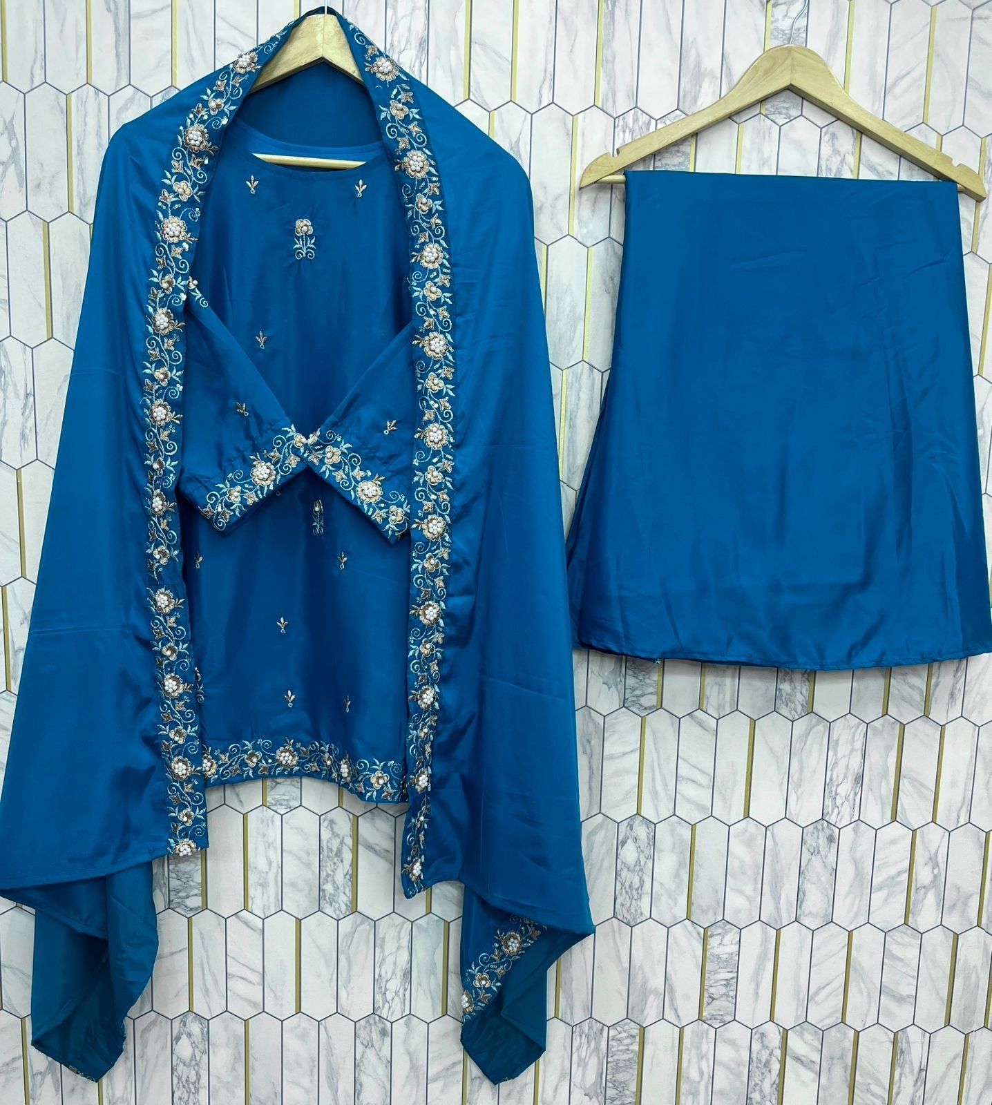Readymade Women Salwar Kameez Indian Pakistani Wedding Party Eid Dress Suit New