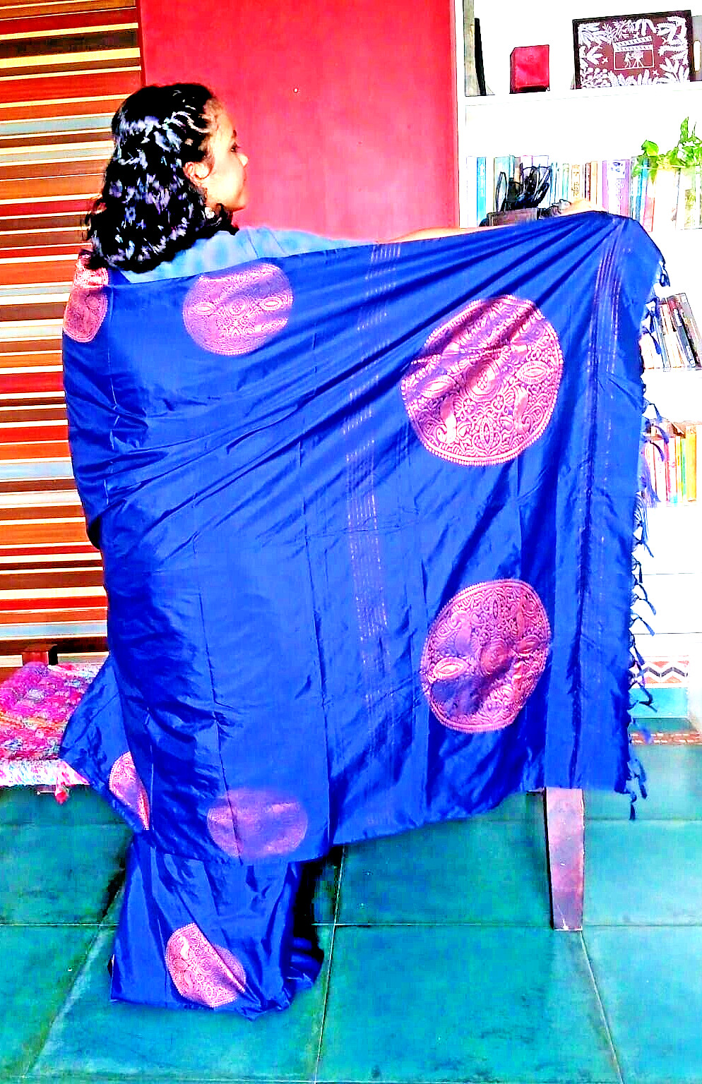 Riaa Contemporary Stylish Eye-catchy Saree Soft Pattu Mysore Silk Sari