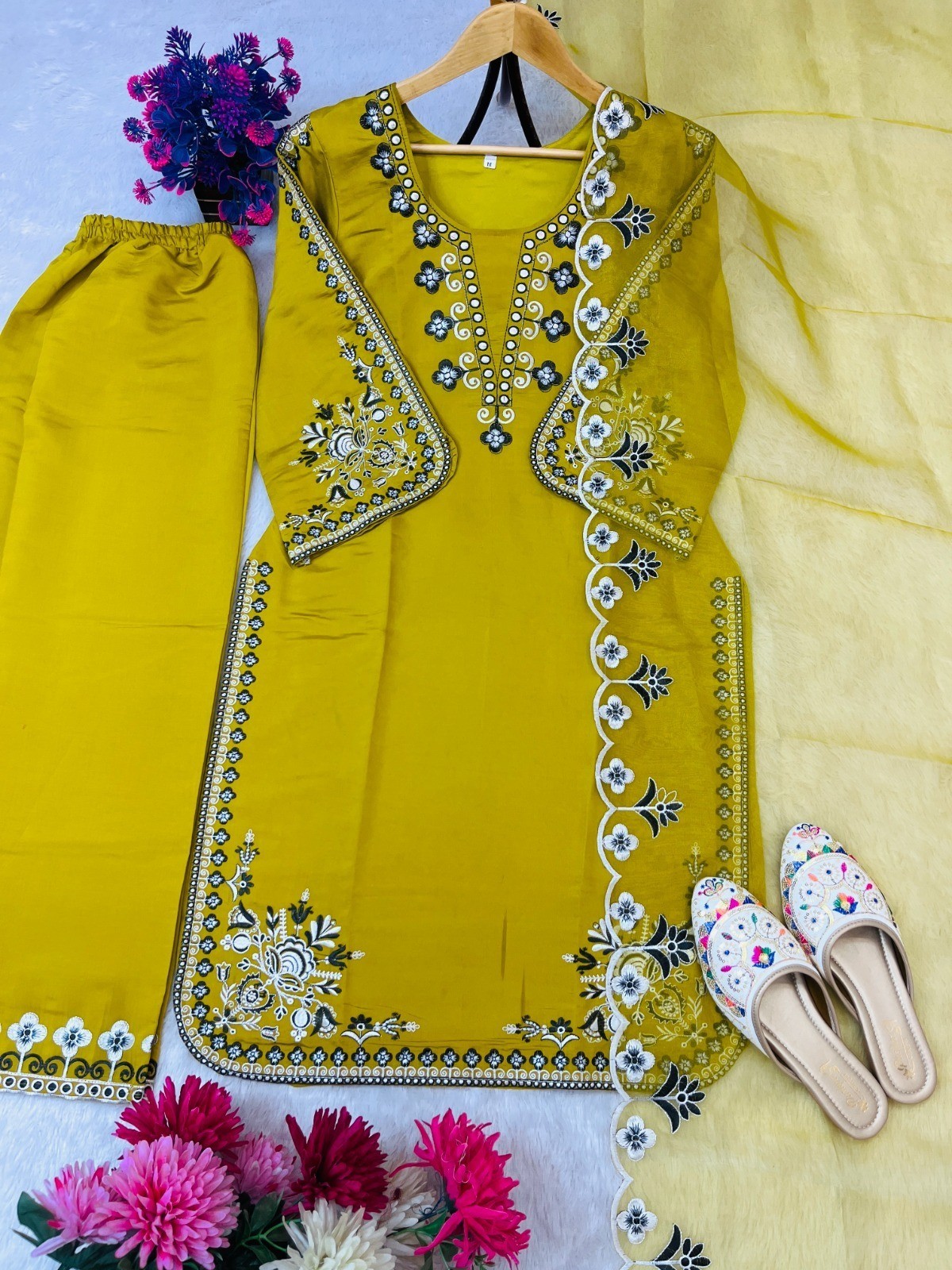 Designer Indian Pakistani top pent Bollywood Dress Party Wear Suit wedding