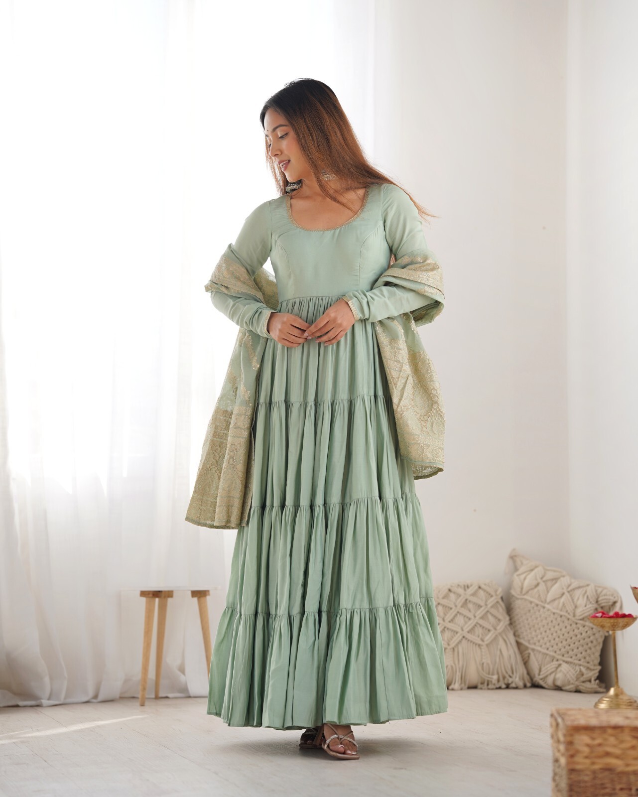 Women Dress Pakistani Salwar Kameez Readymade Suits Indian Wedding Party 3 Piece