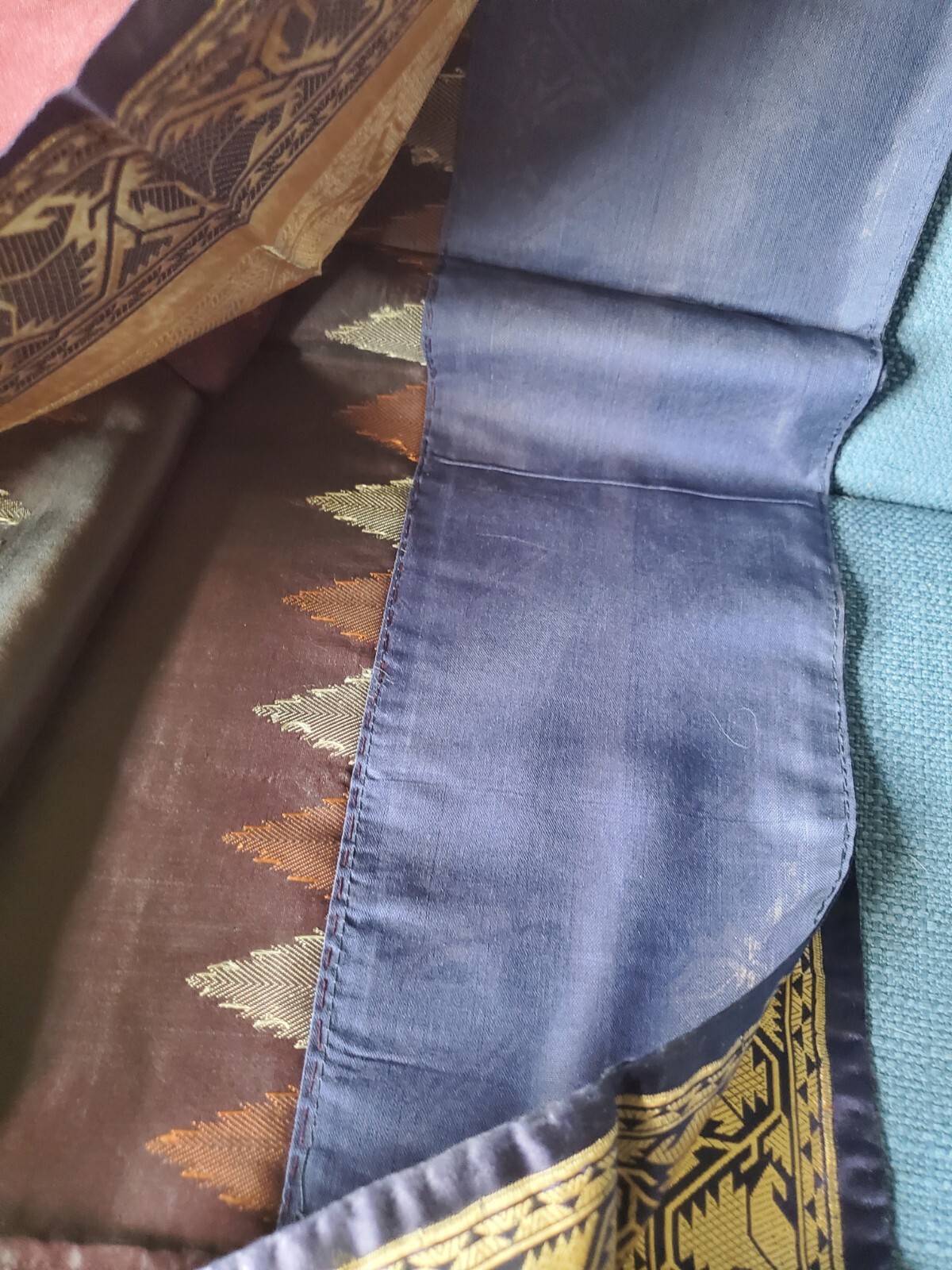 Women Designer Traditional Aithentic Valkalam Saree Handloom Indian Wedding