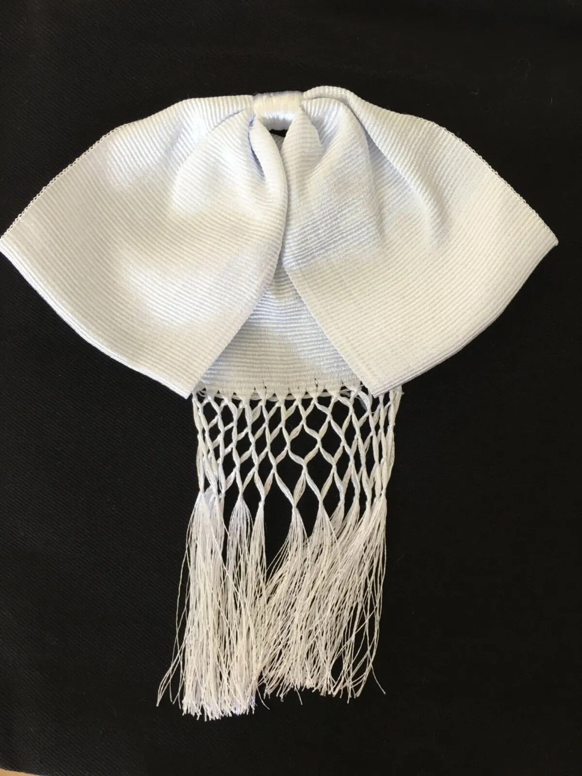 Mexican Charro Moño Sencillo White Blanco Bow Tie Quince Mariachi Mexico