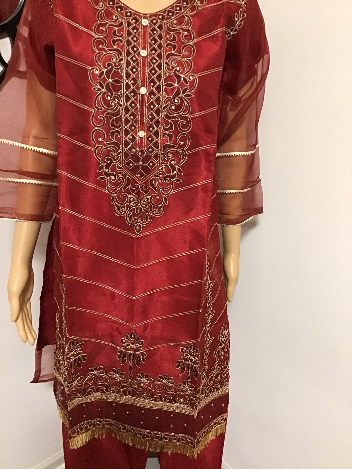 ETHNIC FANCY PARTY DESIGNER TRENDY SALWAR KAMEEZ 3PC SMALL