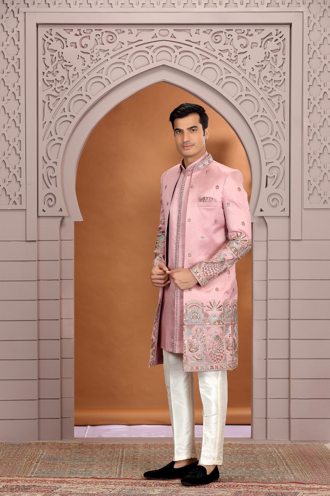 Mens Designer Wedding Bollywood Ethnic Wear Indian Mens Outfit From India