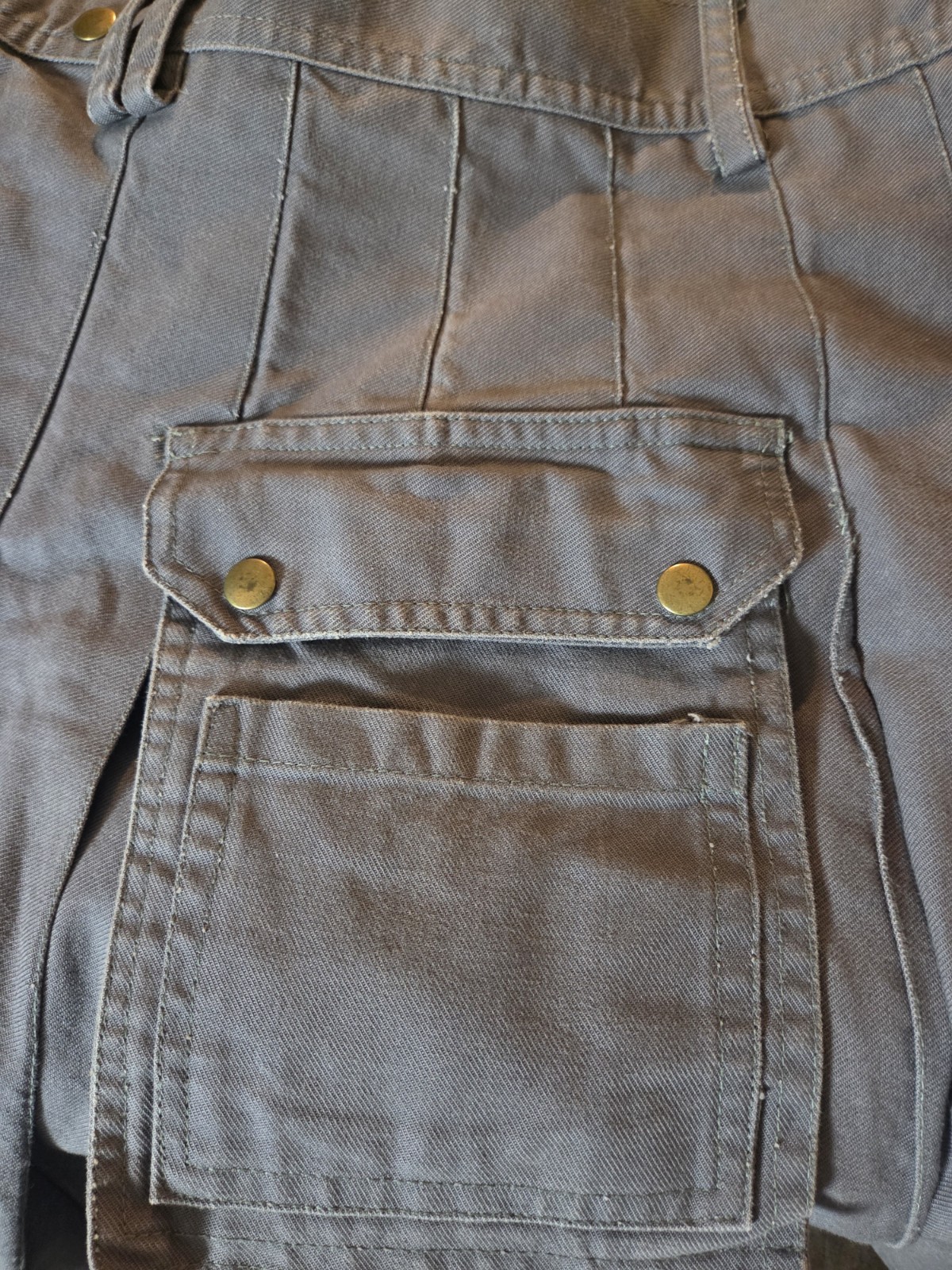 Scottish Utilty Highland Kilt, Men’s, Gray, 100% Cotton, Size 48