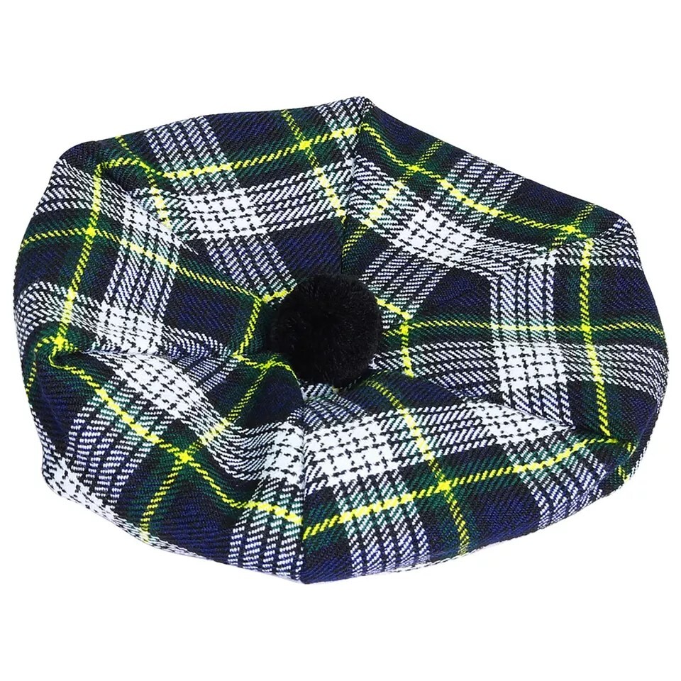 Men’s Dress Gordon TAM o’ SHANTER Bonnet Beret Balmorals Tartan Tammy Hat