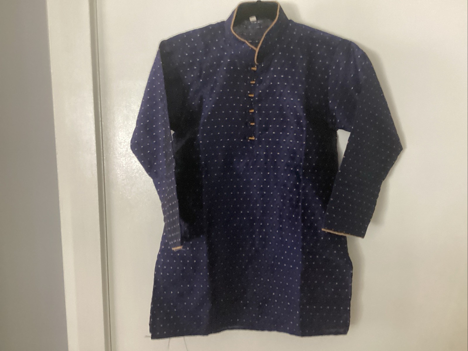 Ethnic Wear Kids Size 6 Kurta Royal Blue Top