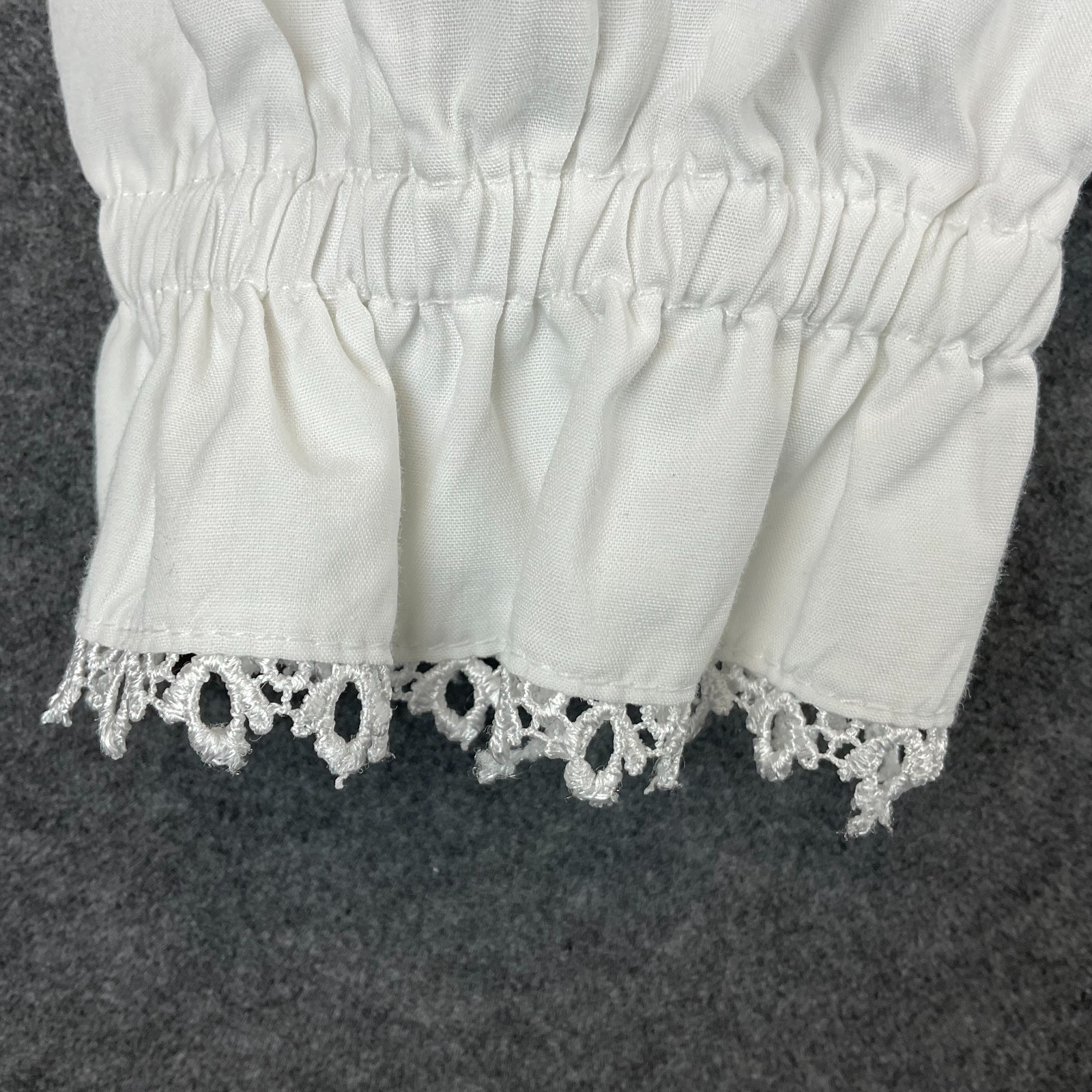 Dirndl Blouse Germany Bavarian Top Trachten Octoberfest Folk Festival Size 46/XL