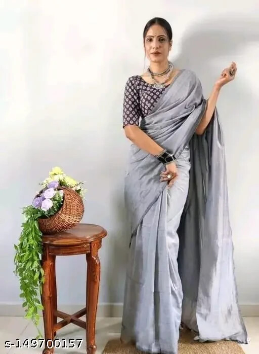 WOMEN PURE KHADI COTTON SAREE