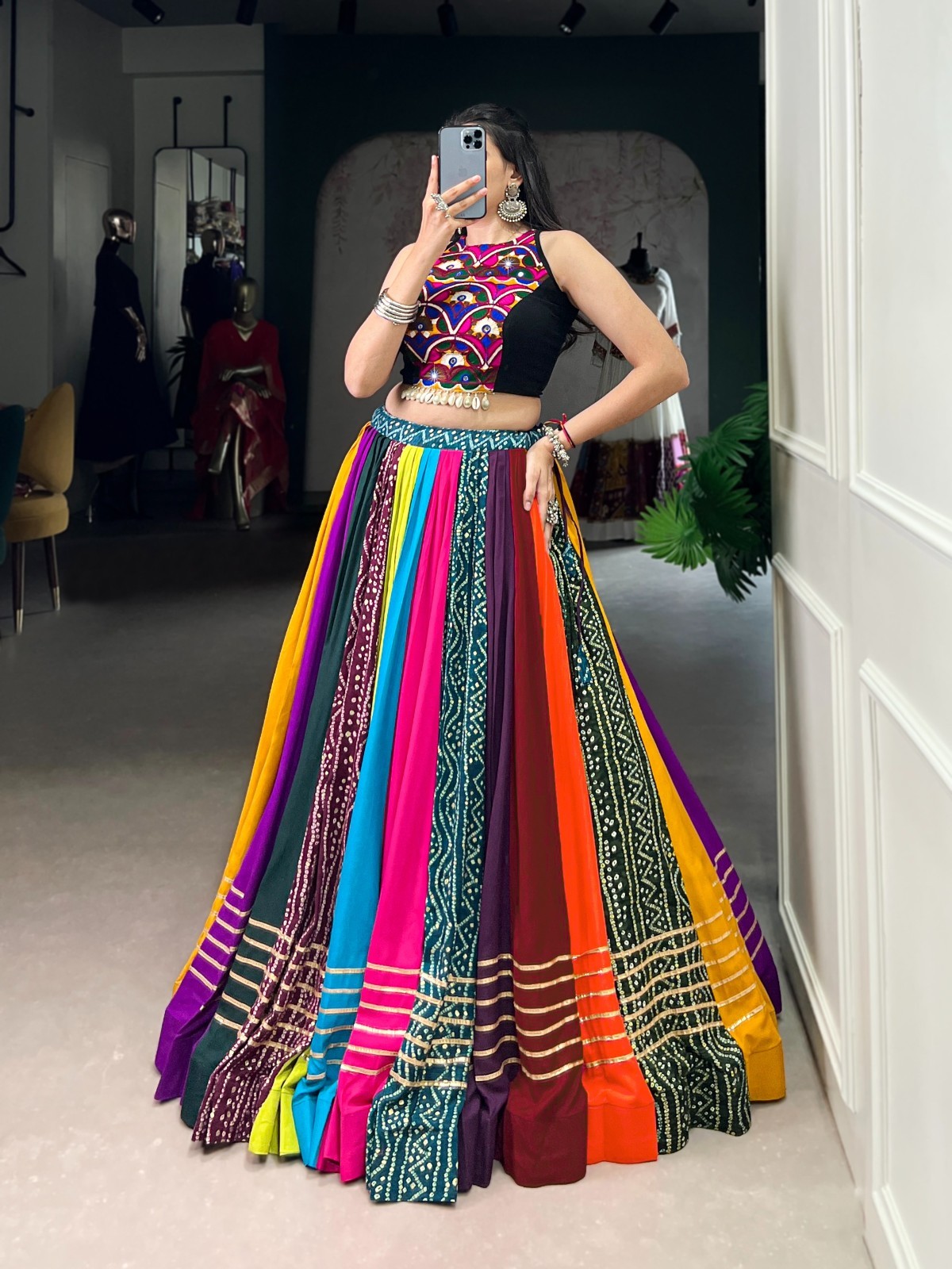 Navratri Special Women’s Lehenga Choli Garba Dandiya Festival Wear