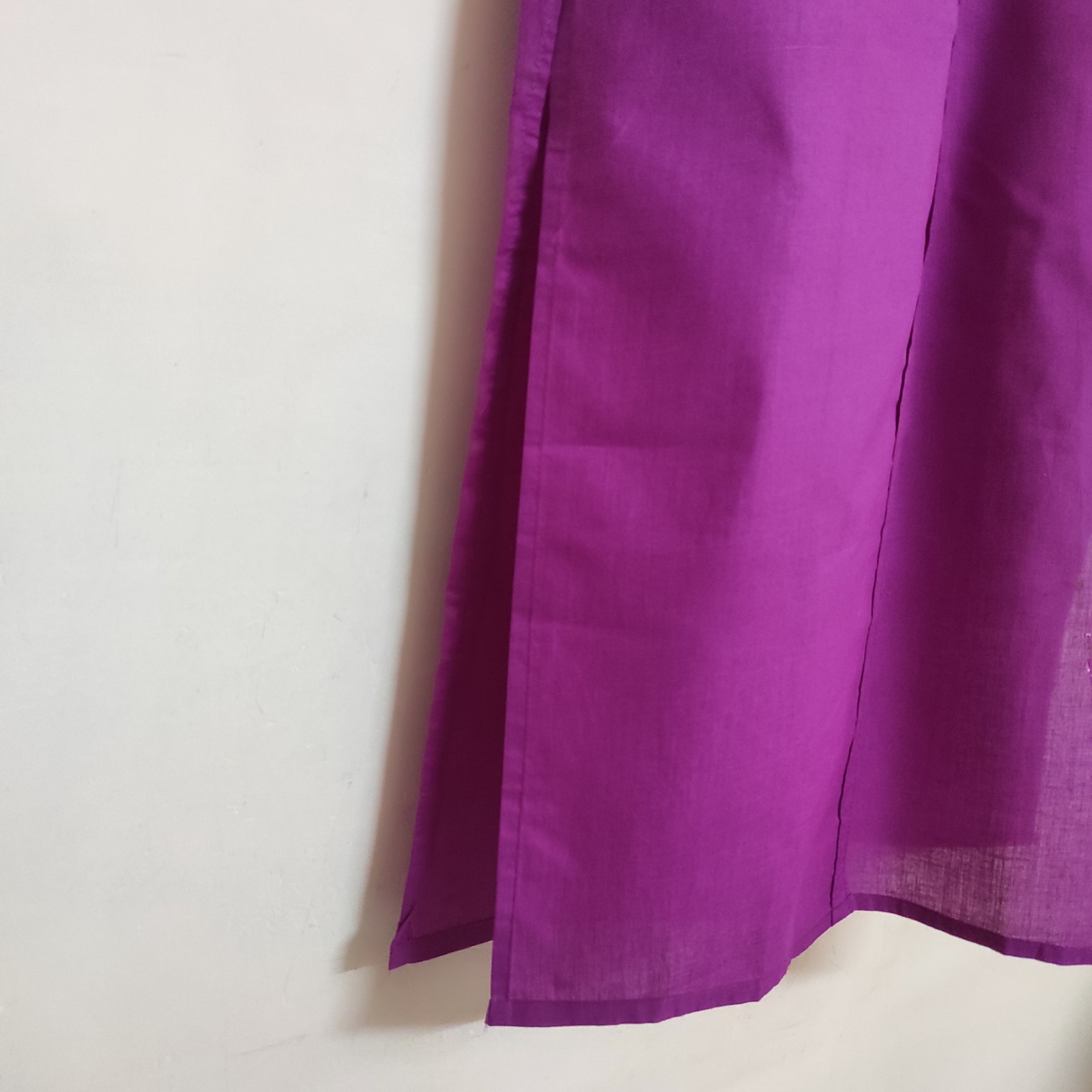 Boho Cotton Kurta Plus Size L / 1XL Magenta Indian Ethnic Festival Tunic