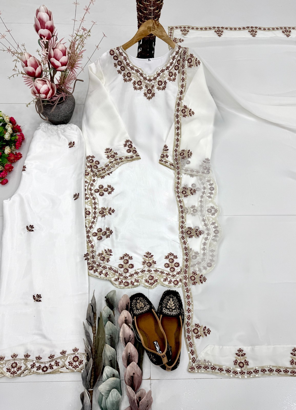 Salwar Kameez Pakistani Dress Ready made Palazzo Suits Wedding Party Bollywood L
