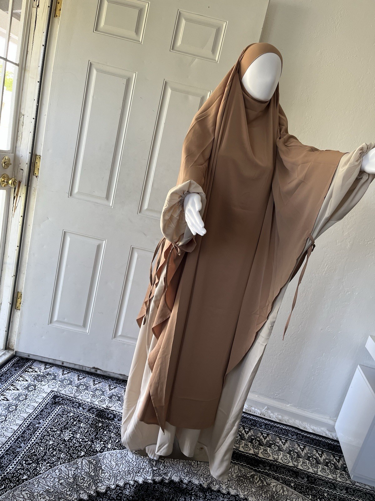 Long Layers Long Khimar,String Niqab, Khimar Niqab Long Scarf Hijab،نقاب،حجاب،