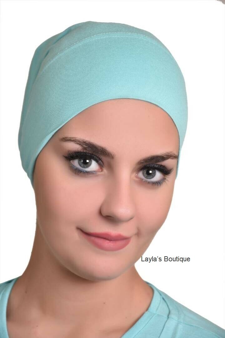 Cotton Tube Underscarf Cap NEW Hijab Shayla Muslim set of 2 pcs