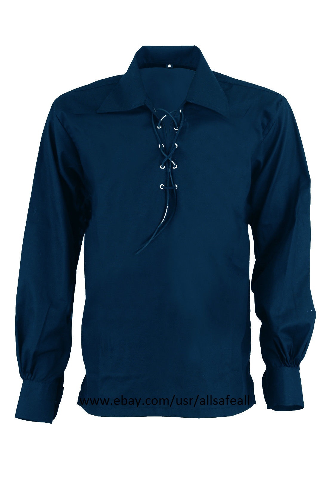 Scottish GHILLIE KILT SHIRT, Choice of 8 Colors Jacobite Jacobean Size S To 8XL