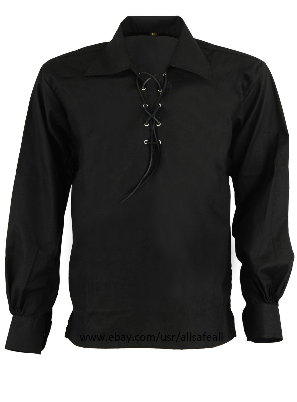 Scottish GHILLIE KILT SHIRT, Choice of 8 Colors Jacobite Jacobean Size S To 8XL