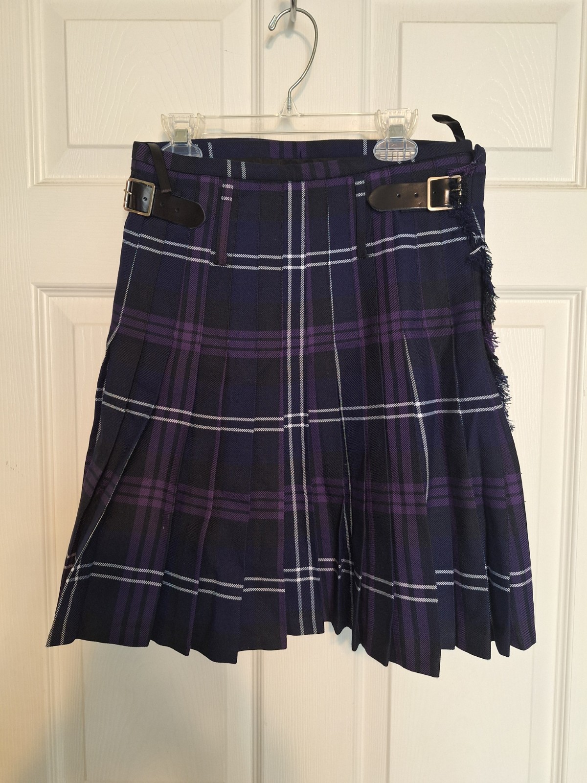 The Kilt Boyls Deluxe Kilt Heritage of Ireland Black/purple Youth 9-10 yrs New
