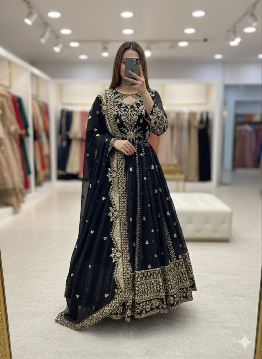 Salwar Kameez Pakistani Indian Wedding Party Wear Dress Bollywood Anarkali Suit
