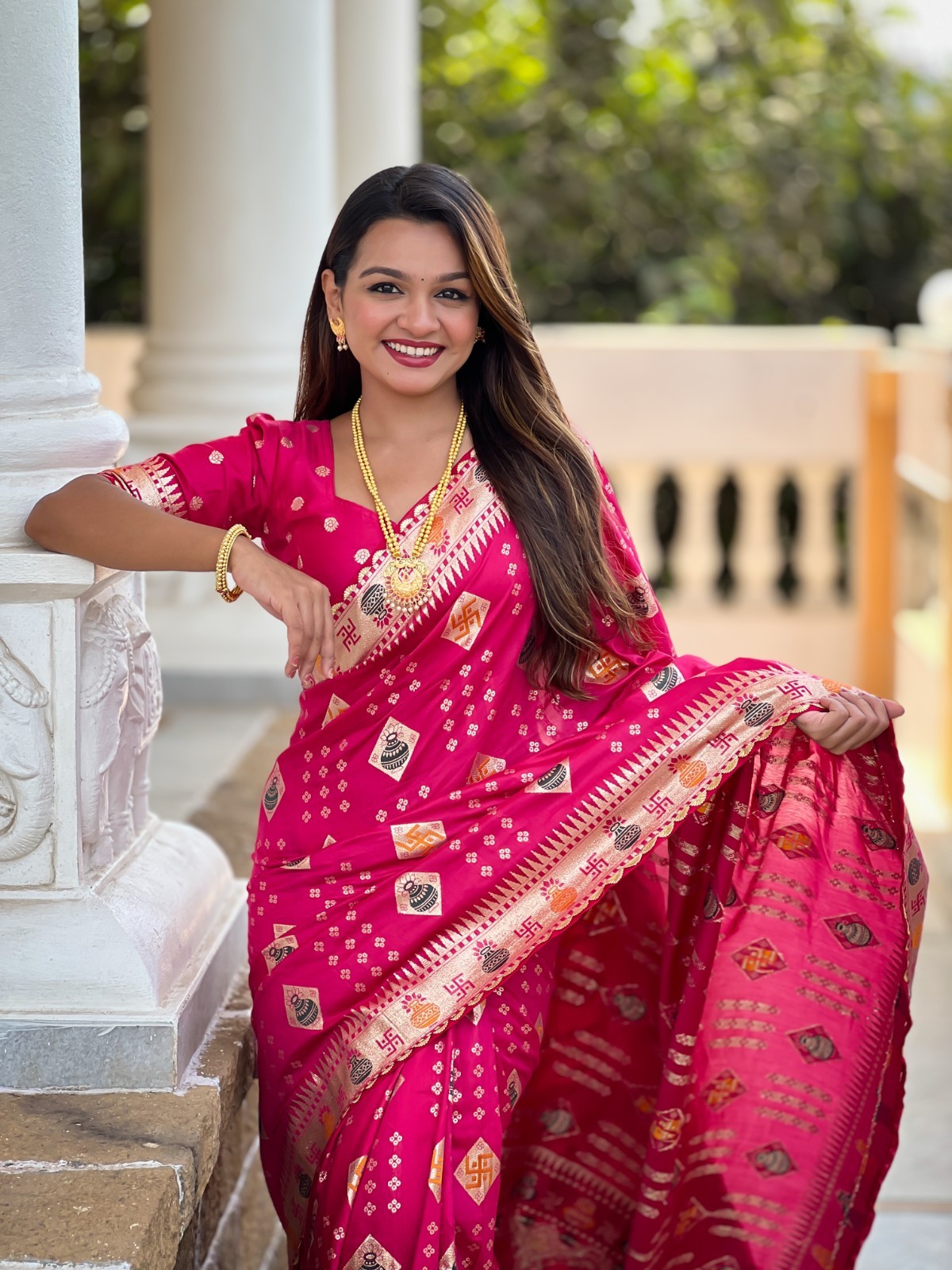 Indian Designer Bollywood Bridal Silk Saree Blouse Ready made South Ethnic Sari
