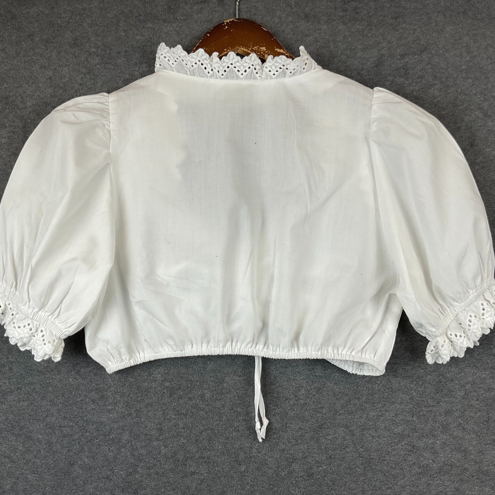 Dirndl Blouse Germany Bavarian Top Trachten Octoberfest Folk Festival Size 36/S