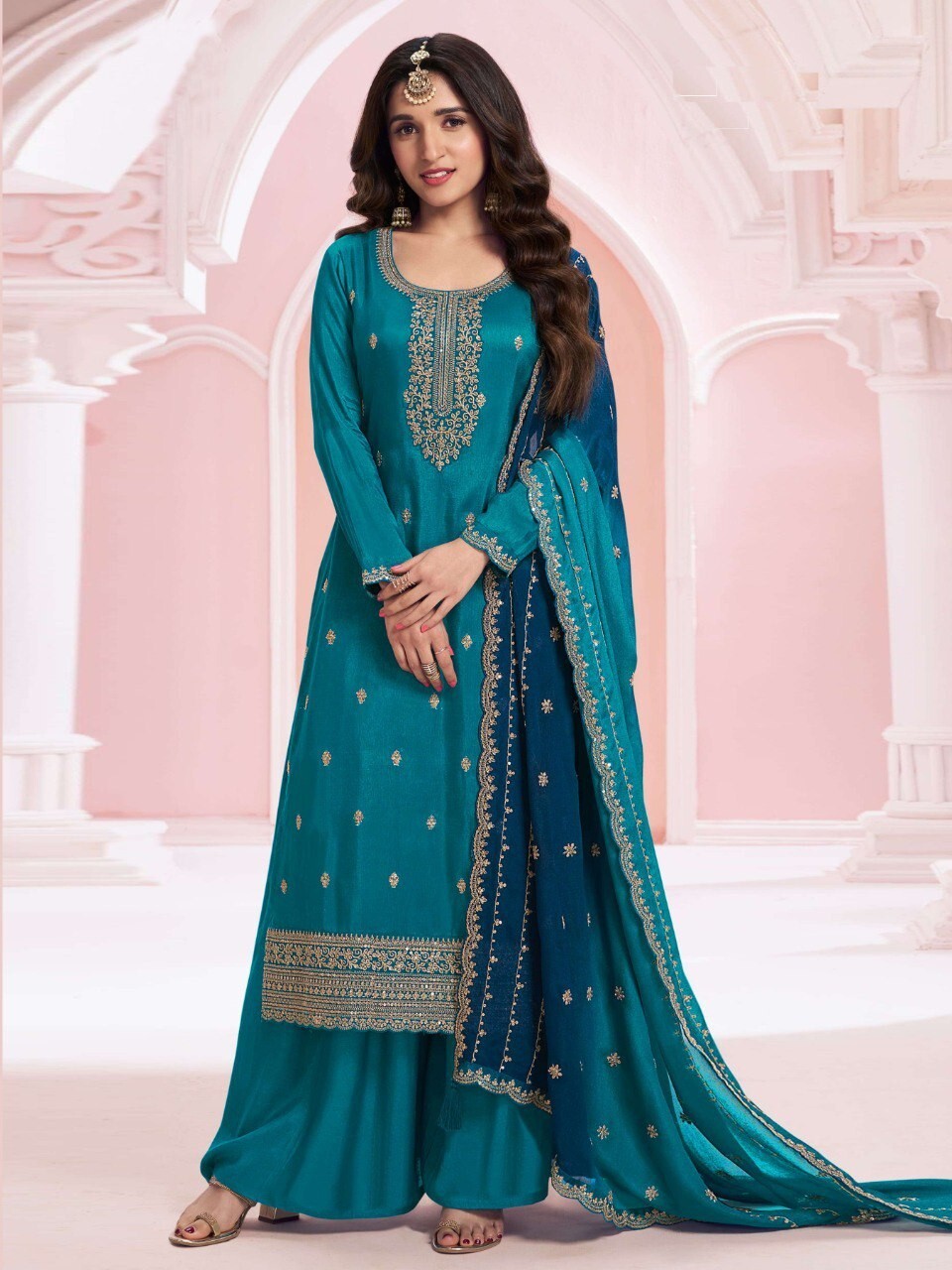 Wedding Pakistani Heavy Brdial Wear Suit Designer Ethnic Salwar Kameez Indian