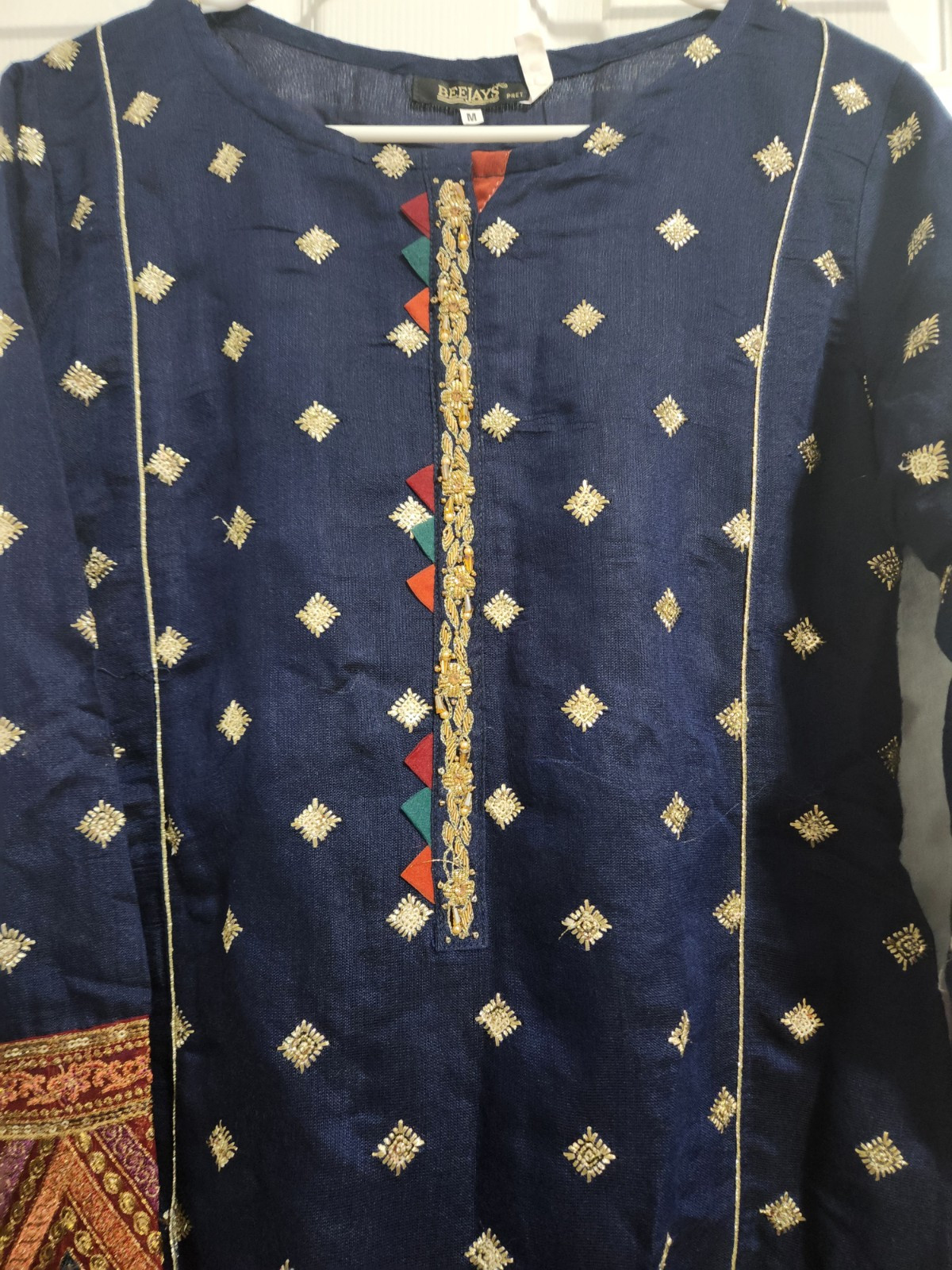 pakistani shalwar kameez stitched 2 PC Beejeys Cotton Khaddi Net