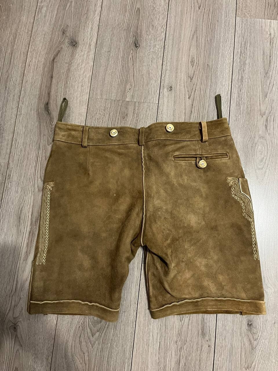K&K Kaiserjäger Suede Lederhose Size 54 – Brown