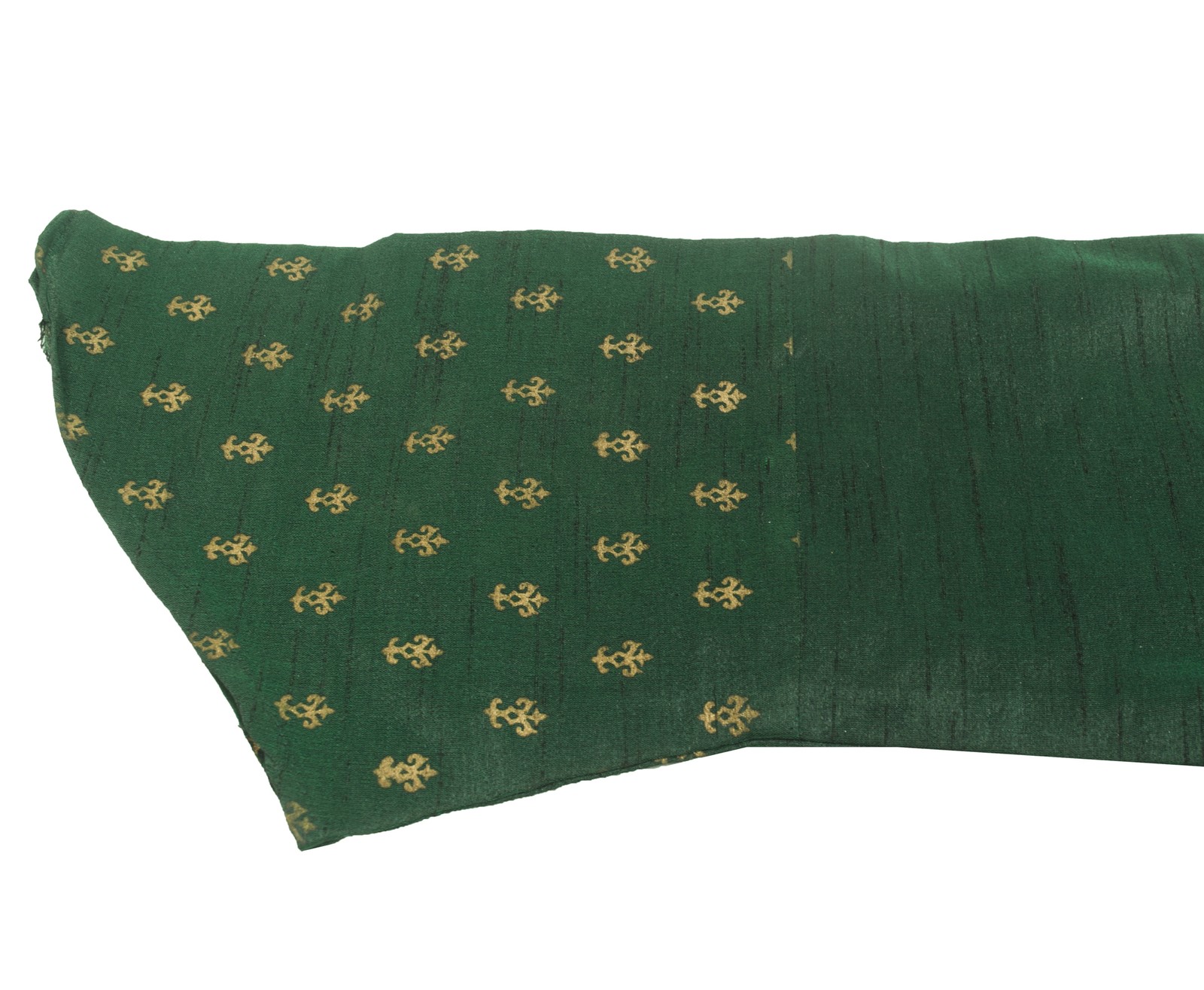Sushila Vintage Ready To Wear Green Branded Sari Blouse Designer Silk Top”S”Size