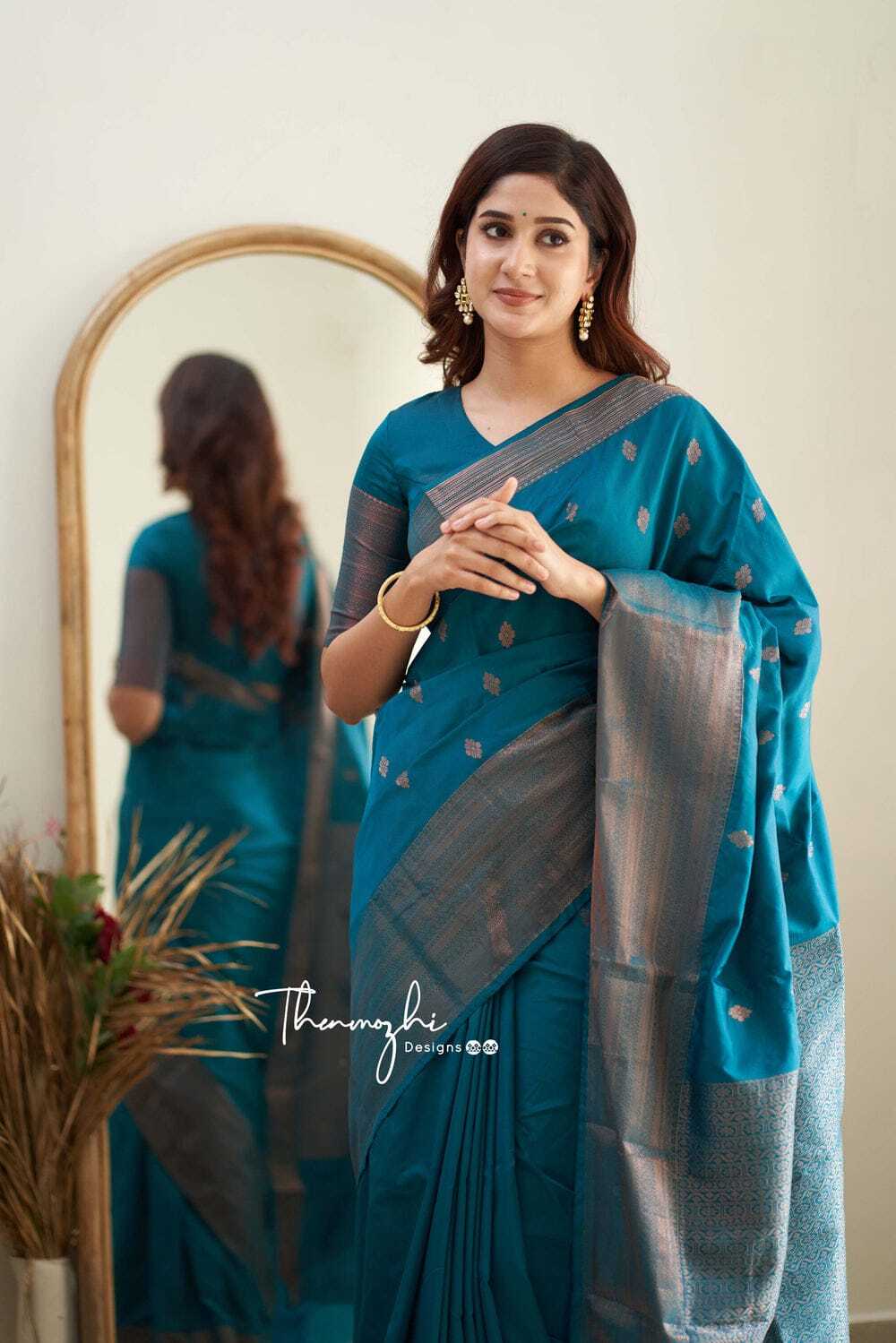 Areca Designer Charcut Silk saree blouses women Saree Cut – 5.5 Meter