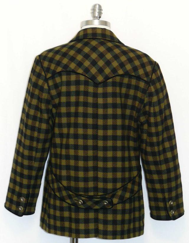 Plaid WOOL Austria Women JACKET Coat SPORT Hunting Golf Blazer B42″ 40 12 M