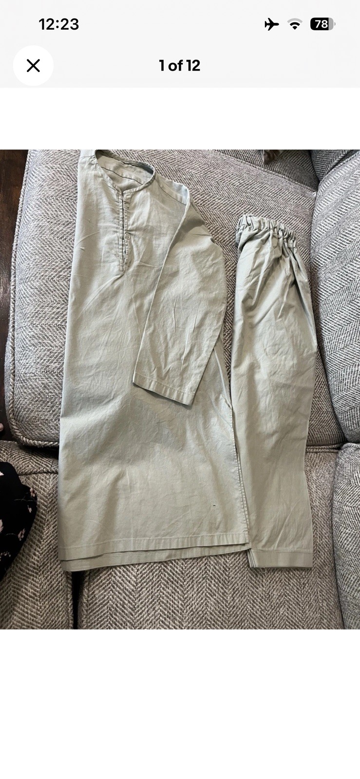 Eid Boys Pakistani Indian Asian Shalwar Kameez Kurta Size 22, 6-7yrs Light Green