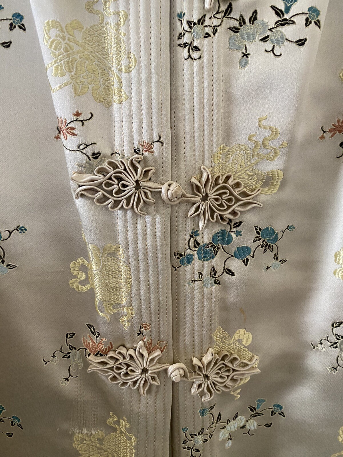 Vintage Dynasty ,Hong Kong, British Crown – Silk Brocade Jacket-Adult (L)