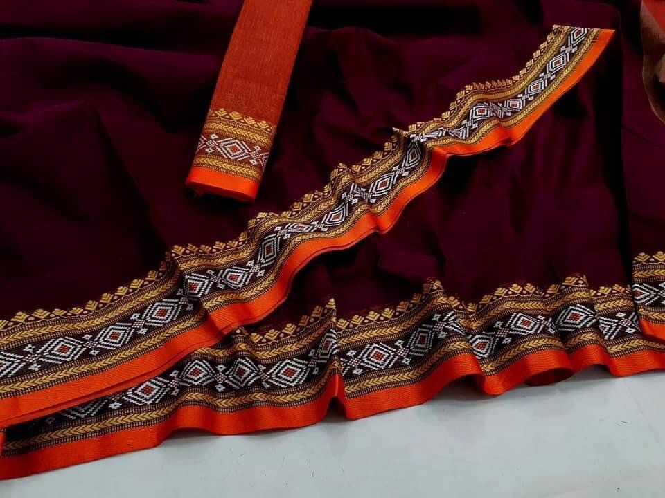 Cotton Handloom Saree Bollywood Traditional Ethnic Wear
