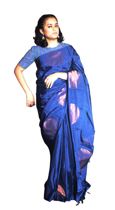 Riaa Contemporary Stylish Eye-catchy Saree Soft Pattu Mysore Silk Sari