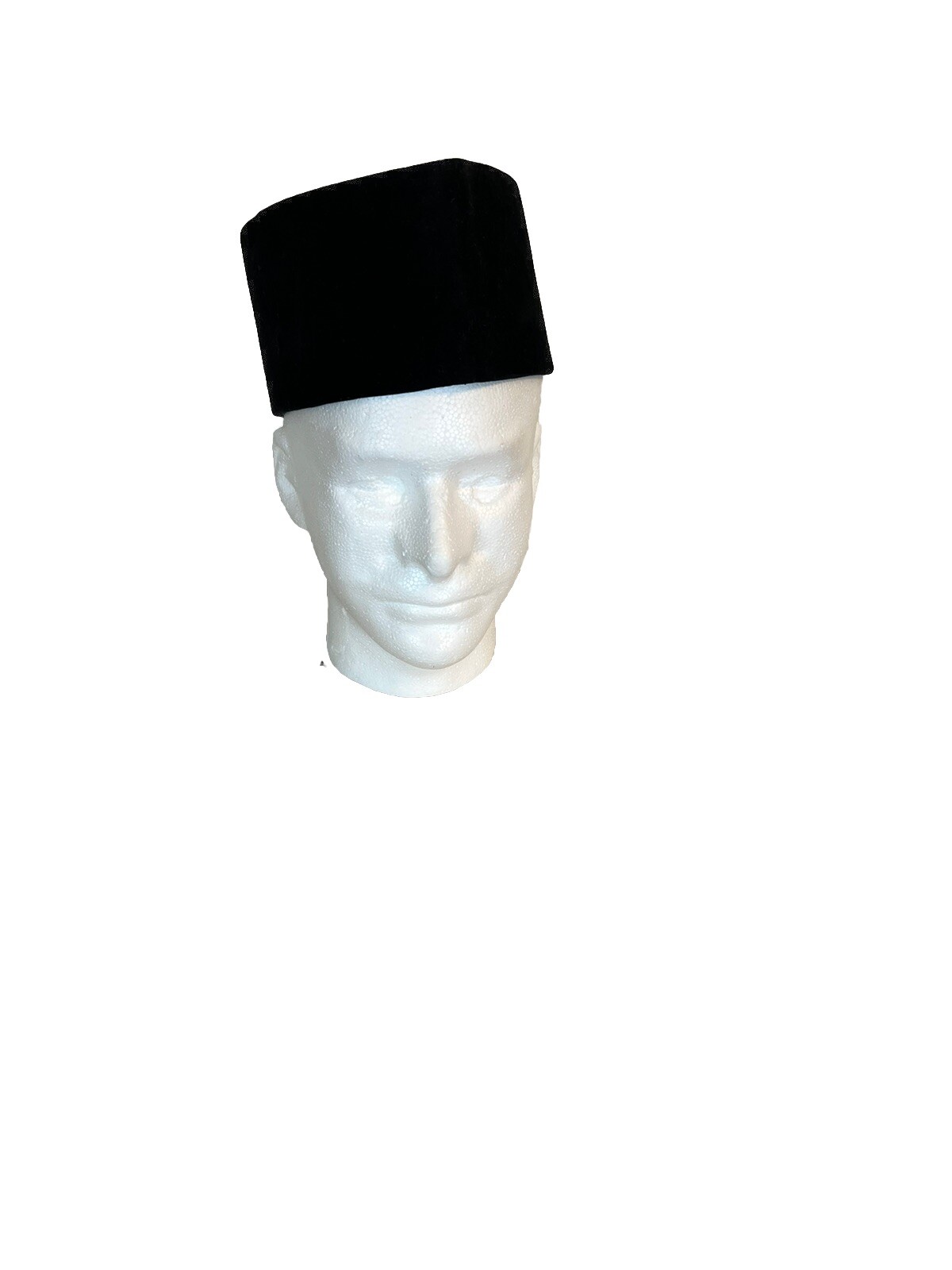 Black Handmade African / Middle Eastern Chieftaincy Hat. One Size.