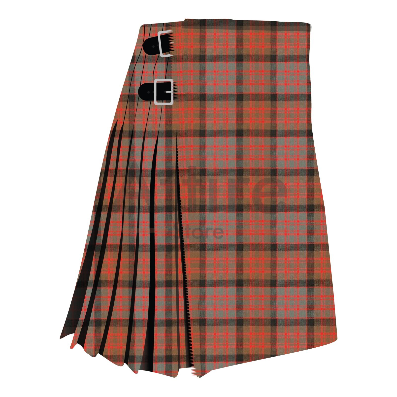 Scottish Handmade Traditional Macdonald Weathered Tartan Kilt – Macdonald Clan