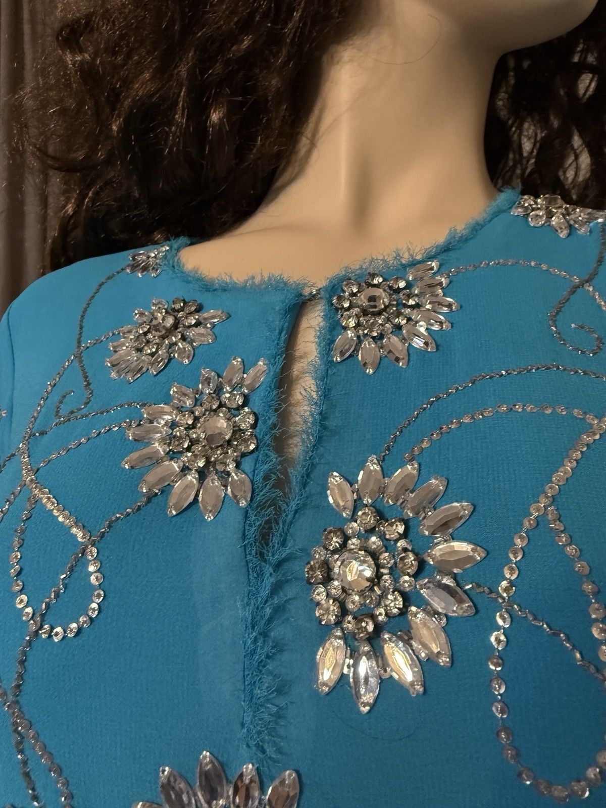 Vntg Y2K Poshaak Indian fashion dress, brand new with original tags Sz.M $395