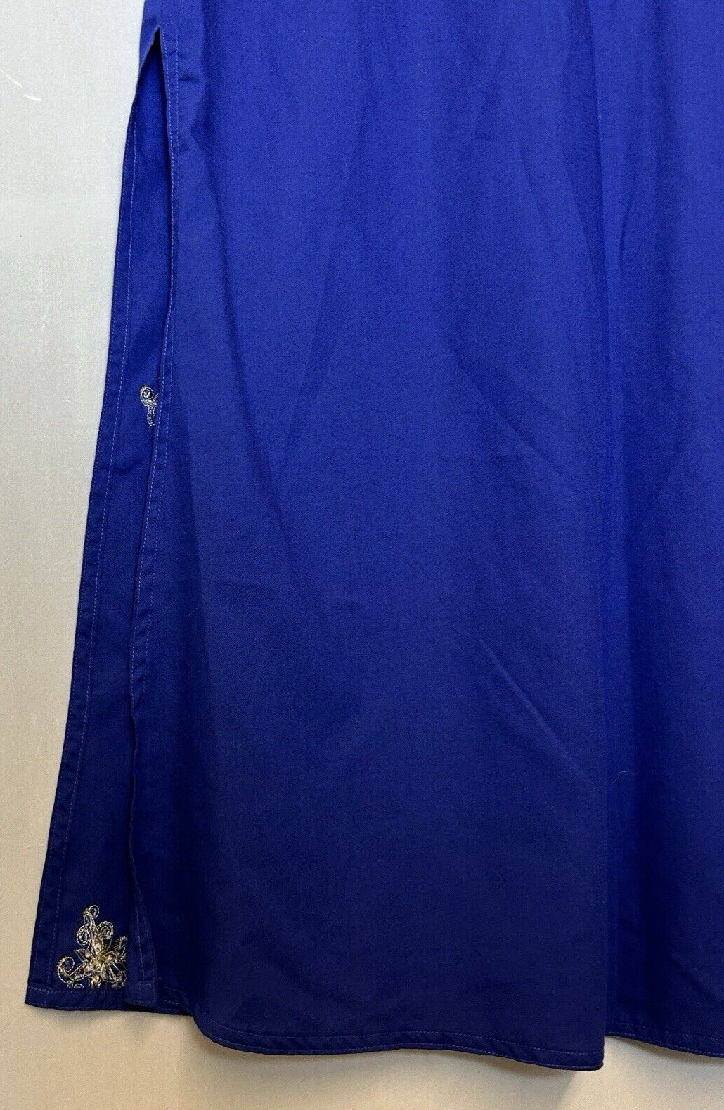 Indian Garment Saree Womens Extra Large Blue Yellow 3 Piece Set