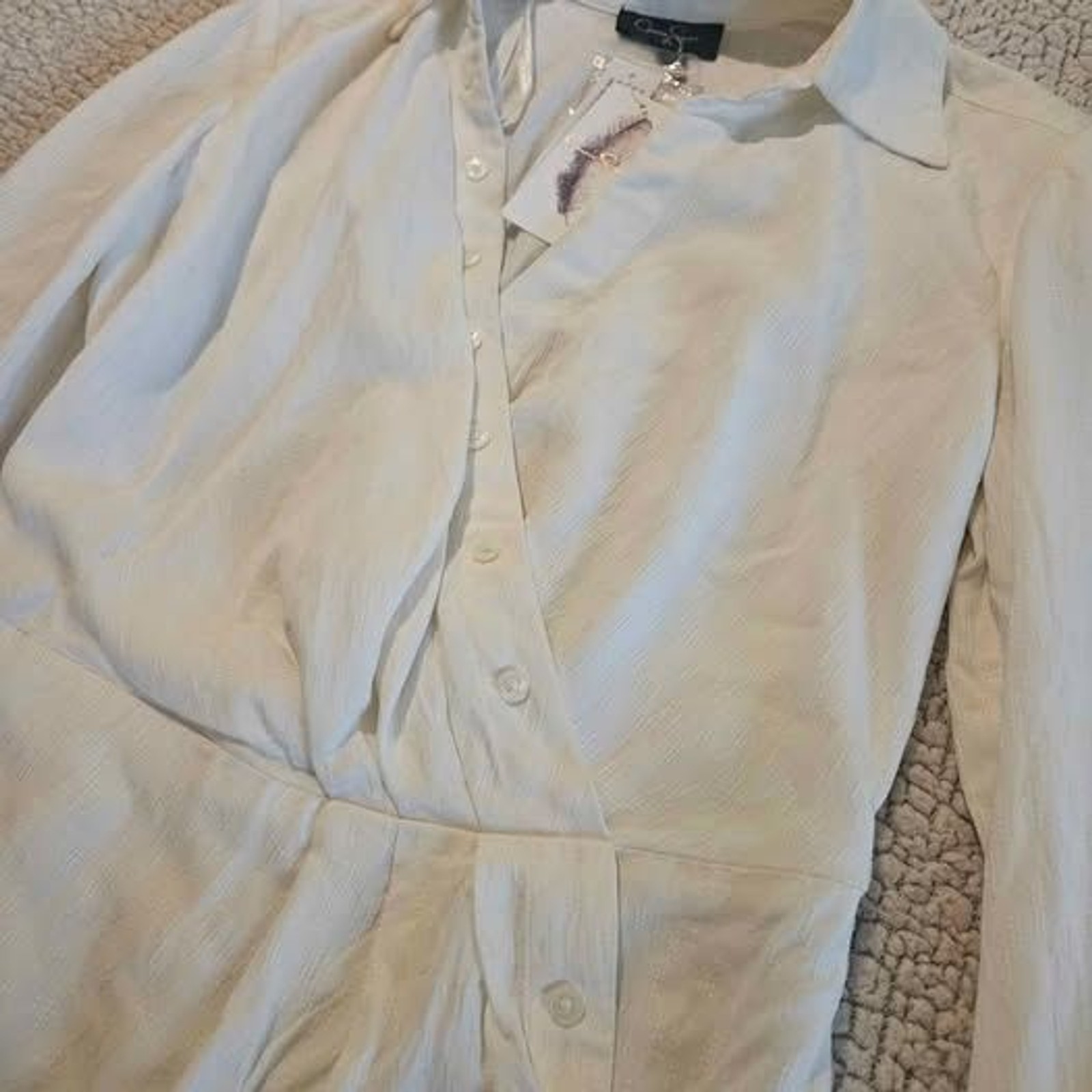 Jessica Simpson White Dress Shirt for Women