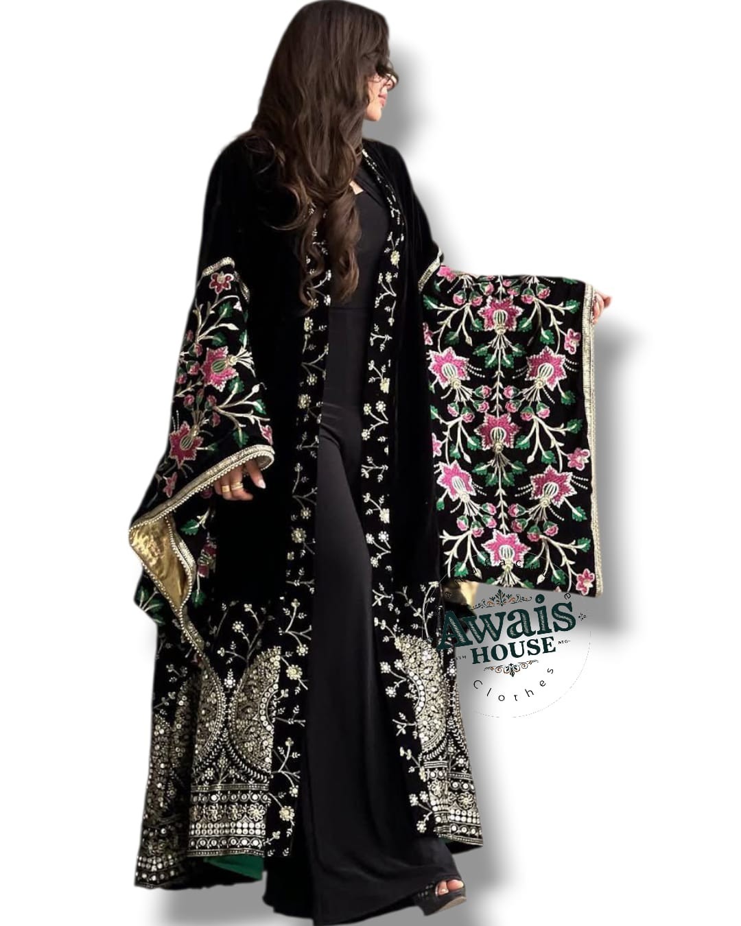 Dubai Kaftan Abaya Jalabiya Abaya Farasha lONG Embroidery islamic clothing