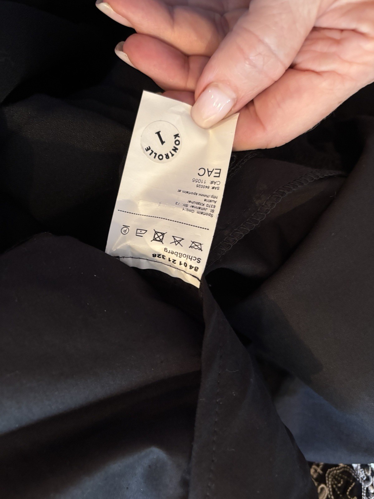 Fuchs Trachtenmoden Black Silk Dirndl Dress Size Large NWOT, Never Worn