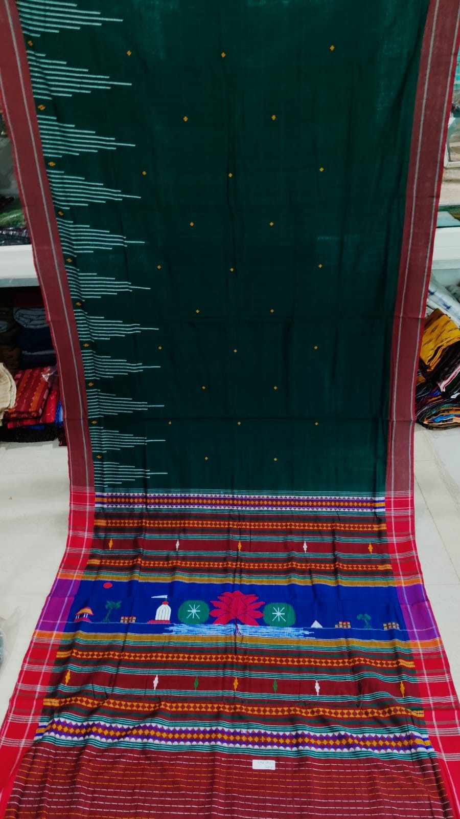 Wedding Odisha Premium Quality cotton ganjam bomkai Handwoven Pure natural dyed