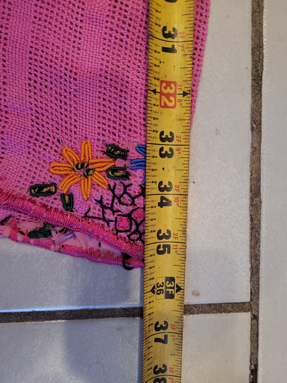 Pink Blusa Top Blouse Shirt Hand Embroidery Embroidered Yoke Mitla Oaxaca Mexico