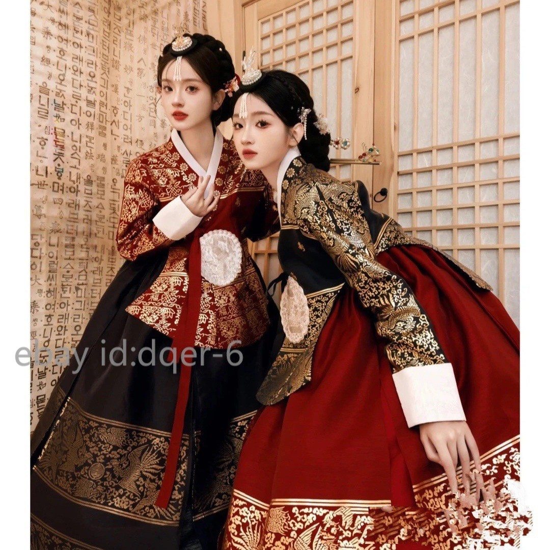Women Korean Hanbok Traditional Dress National Costume Court Dress Wedding New