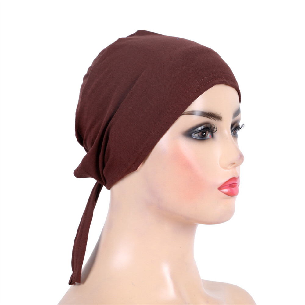 Muslim Underscarf Hijab Women Turban Bone Beanie Inner Cap Ninja Hat Islamic