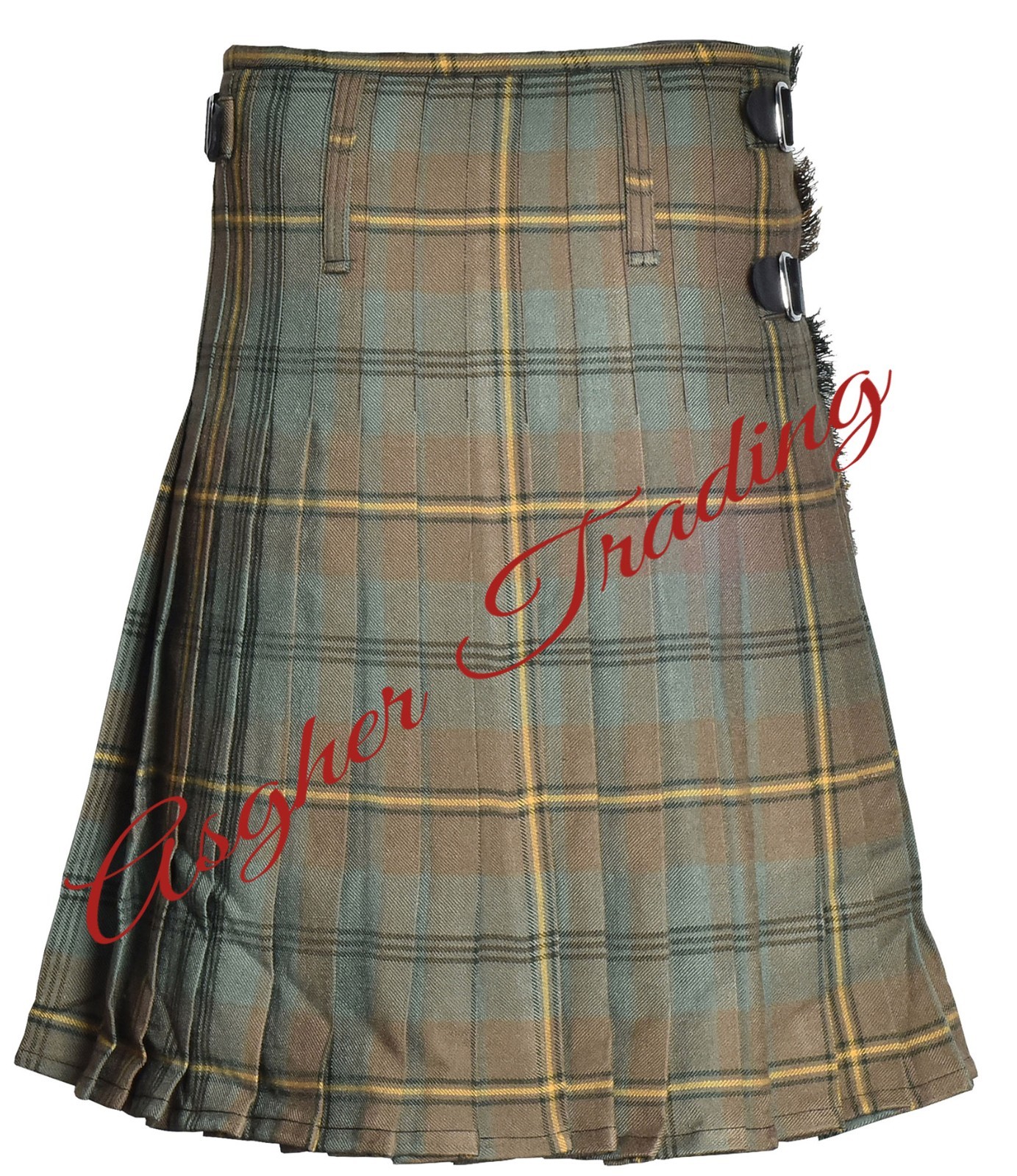 Johnstone Weathered Tartan 8 Yard Kilt Men’s Traditional kilt Custom Size kilts