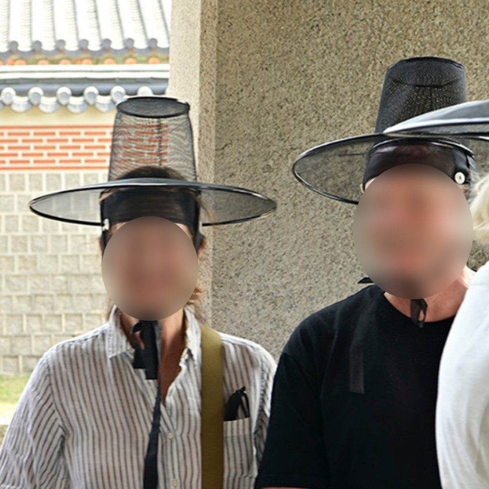 Traditional Korean hat GAT Joseon Dynasty costume for adult men saja boys