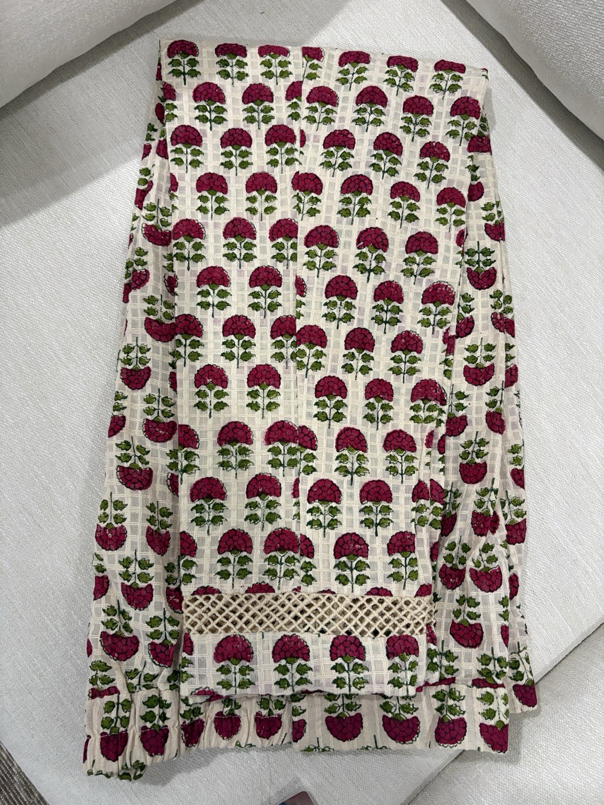 Zaha Pakistan Block Printed Trouser Size Medium
